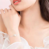 925 Sterling Silver Ginkgo Leaf Bracelet