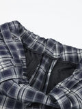 Men's Plaid Wide-Leg Pants