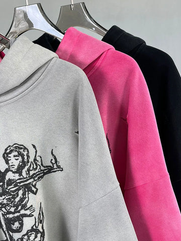 Men's Graphic Long Sleeve Hoodie