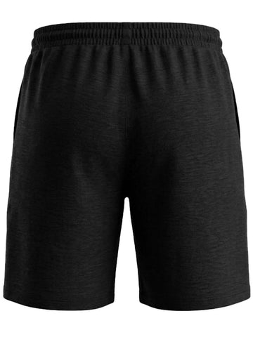 Men's Full Size Linen Blend Drawstring Shorts Plus Size