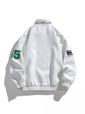 Men's Plus Size Zip-Up Jacket