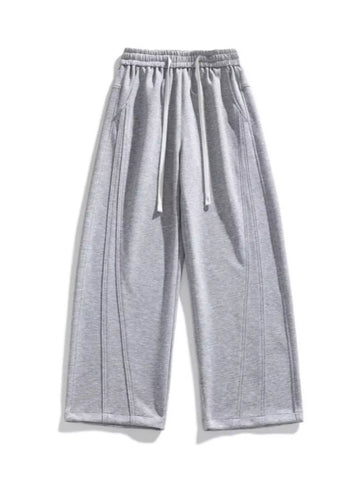 Men's Plus Size Loose Fit Wide Leg Casual Pants