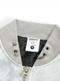 Men's Tie-Dye Zip-Up Bomber Jacket