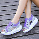 Mesh Breathable Platform Sandals