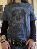 Skull Graphic Round Neck Long Sleeve T-Shirt