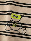 Children's Striped Bear Crew Neck Sweatshirt