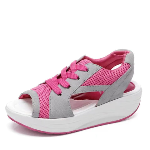 Mesh Breathable Platform Sandals