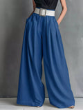High-Waisted Wide-Leg Pants