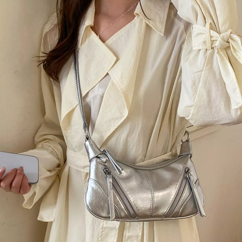 Zipper Shoulder Bag