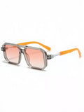 Retro Square Frame Sunglasses