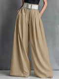 High-Waisted Wide-Leg Pants