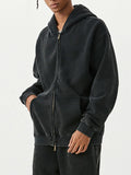 Men's Oversized Zip-Up Hoodie