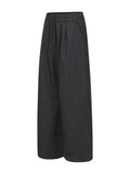 Men's Striped Wide-Leg Drawstring Pants