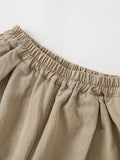 Children's Casual Elastic Waist Capris