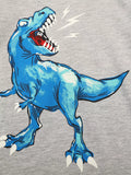 Children's Dinosaur Graphic Short Sleeve T-Shirt
