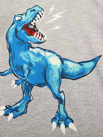 Children's Dinosaur Graphic Short Sleeve T-Shirt