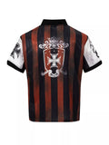 Men's Striped Soccer Jersey T-Shirt