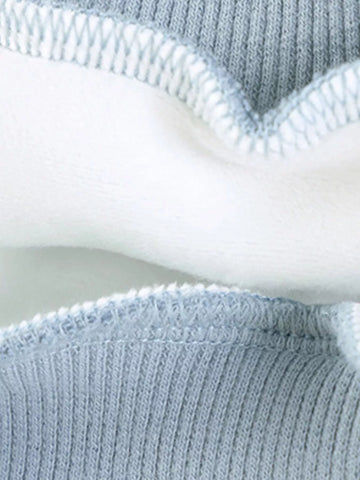 Children's Flower Applique Round Neck Sweatshirt