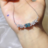 2 Carat 925 Sterling Silver Moissanite Necklace