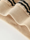 Children's Striped Bear Crew Neck Sweatshirt