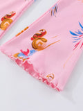Children's Fairy Print Flared Leggings