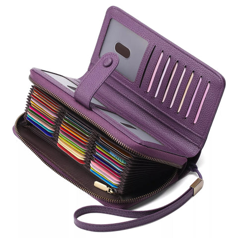 Leather Long Wallet