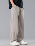 Men's Plus Size Loose Fit Drawstring Casual Pants