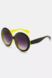 Oversized Round Frame Fashion Sunglasses