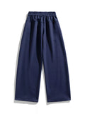 Men's Plus Size Loose Fit Wide Leg Casual Pants