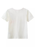Children's Casual Flamingo Round Neck T-Shirt