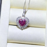 1 Carat 925 Sterling Silver Moissanite Necklace