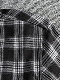 Men's Plus Size Plaid Button Down Shirt
