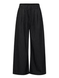 Men's Striped Wide-Leg Drawstring Pants