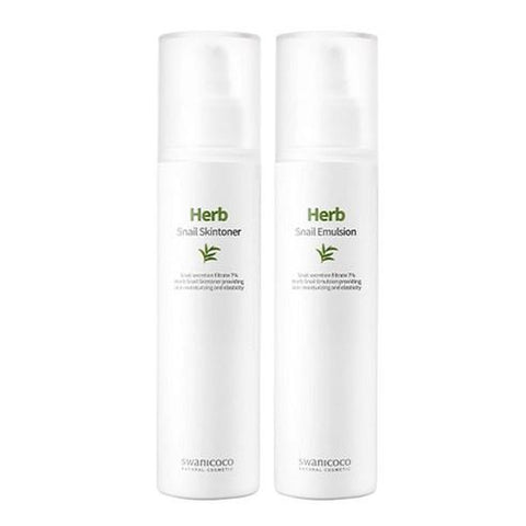 swanicoco Herb Snail Basic Set Skin Toner + Emulsion