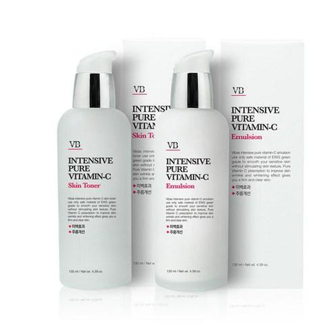 VIBAS Intensive Pure Vitamin C Skin Toner 140ml + Emulsion Set 140ml