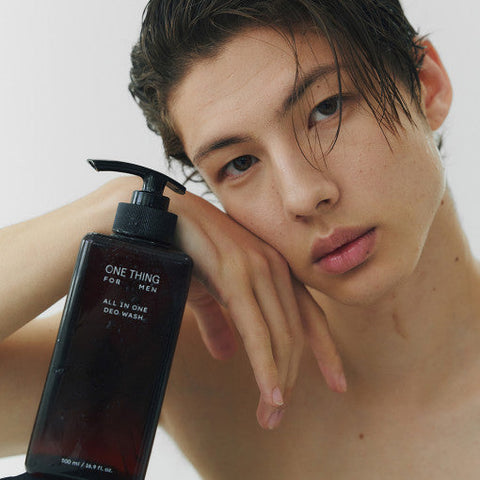 One Thing for Men All in One Deo Wash 500ml – 4-in-1 Facial Cleanser, Body Wash, Shampoo & Conditioner