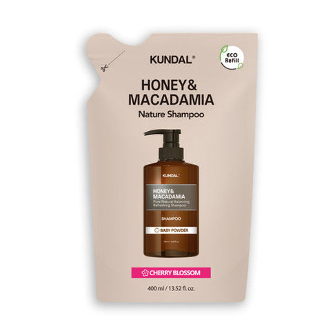 Kundal Honey & Macadamia Nature Shampoo Refill 400ml – Cherry Blossom