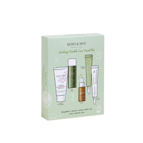 [MARY & MAY] Soothing Trouble Care Travel Kit (5pcs)