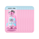 Mamonde Flora Glow Rose Ampoule Mask 23ml X 10ea