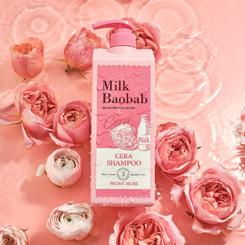 BioKlasse Milk Baobab Cera Hair Shampoo 1200ml – Peony Musk