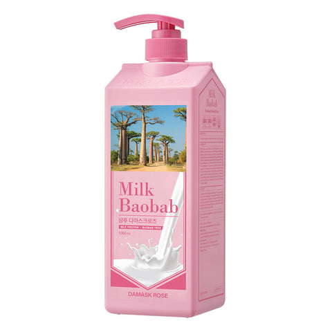 BioKlasse Milk Baobab Hair Shampoo 1000ml – Damask Rose