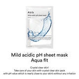 Abib Mild Acidic pH Sheet Mask Aqua Fit 30ml X 10ea
