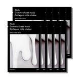 Abib Gummy Sheet Mask Collagen Milk Sticker 27ml X 10ea