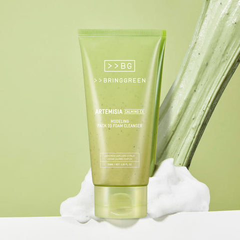 BRINGGREEN Artemisia Calming EX Modeling Pack to Foam Cleanser 120ml