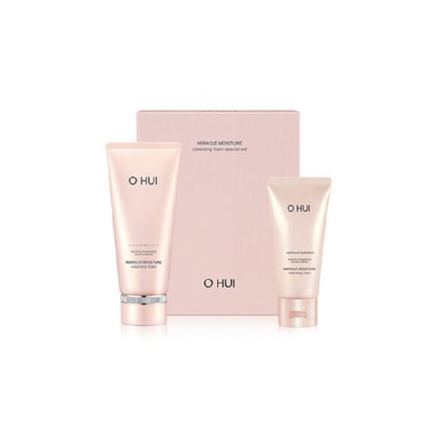 O HUI Miracle Moisture Cleansing Foam 200ml+100ml Special Set