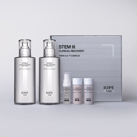 IOPE XMD STEM III Clinical Recovery Set (Softener 130ml + Emulsion 130ml)