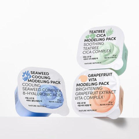 [NATURE REPUBLIC] REAL SKIN LAB MODELING PACK 25g (3TYPE)
