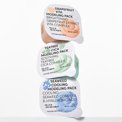 [NATURE REPUBLIC] REAL SKIN LAB MODELING PACK 25g (3TYPE)
