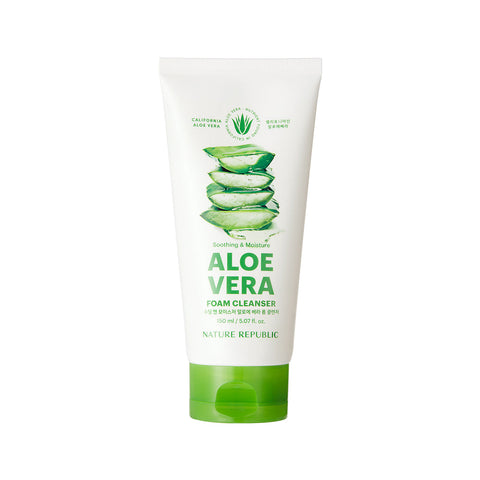 [NATURE REPUBLIC] Soothing & Moisture Aloe Vera Foam Cleanser 150m