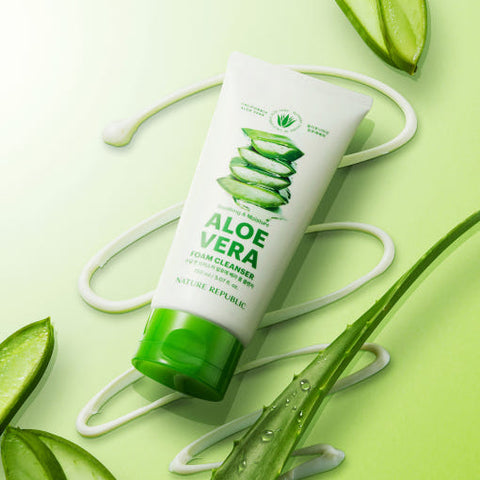 [NATURE REPUBLIC] Soothing & Moisture Aloe Vera Foam Cleanser 150m